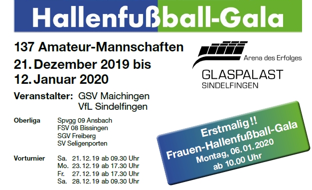 Save the Date: Hallenfussball-Gala